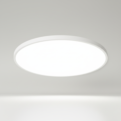 Platte minimalistische plafondlamp - AuraSphere