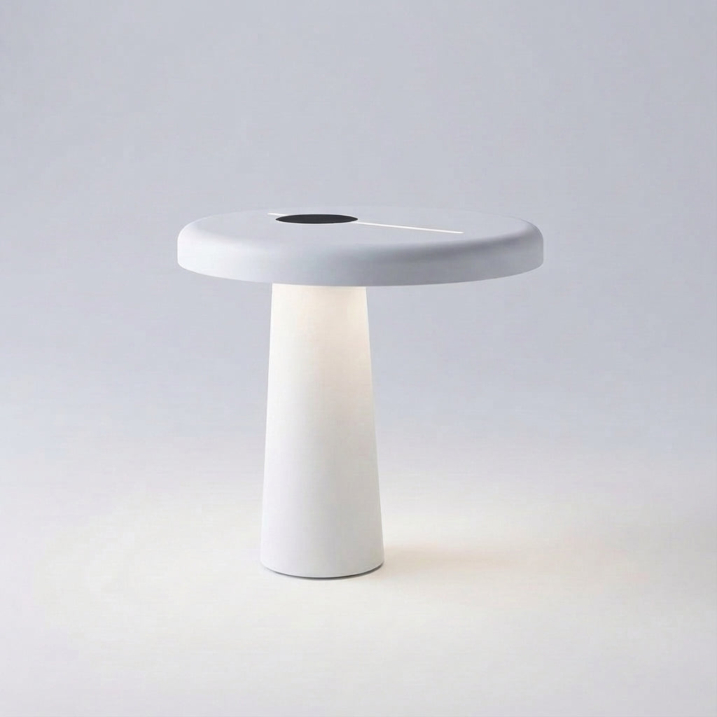 Minimalistische lamp met vlakke schaduw – Cirqula