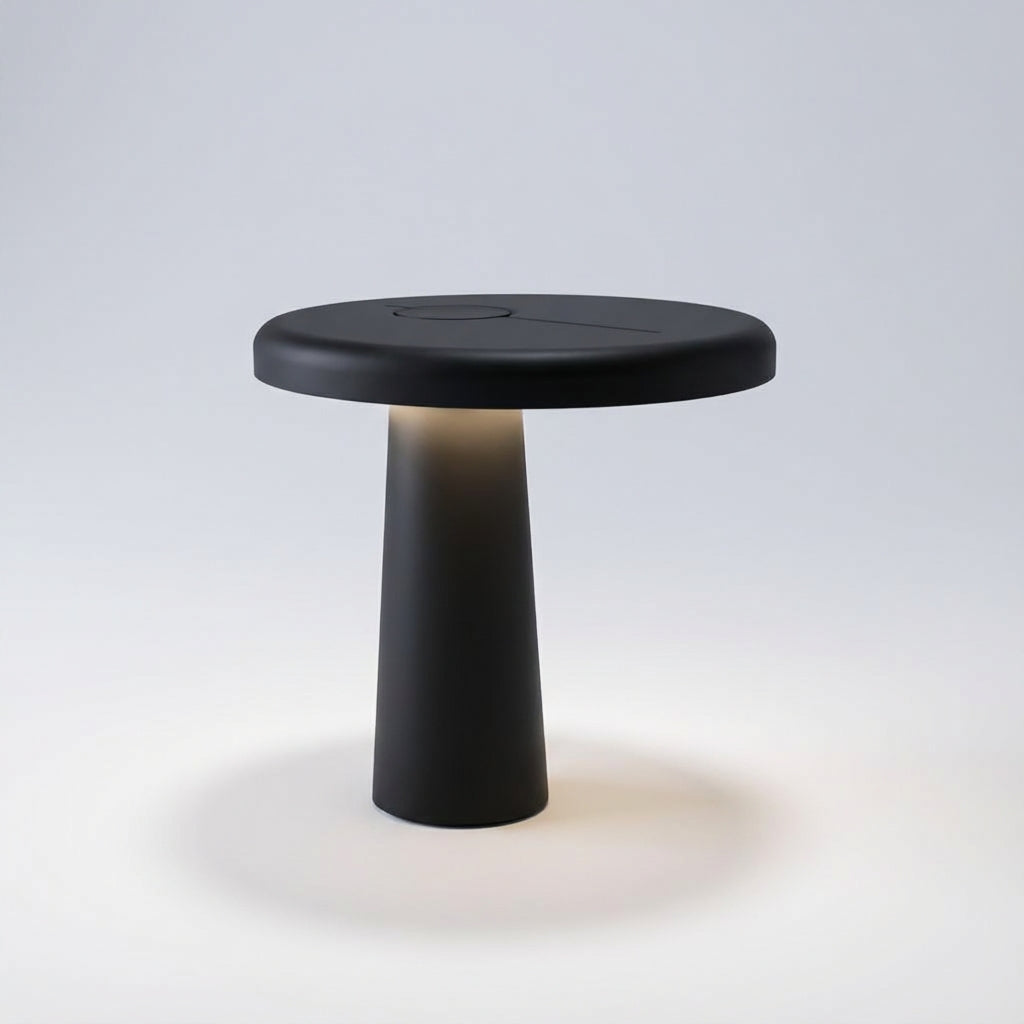 Minimalistische lamp met vlakke schaduw – Cirqula