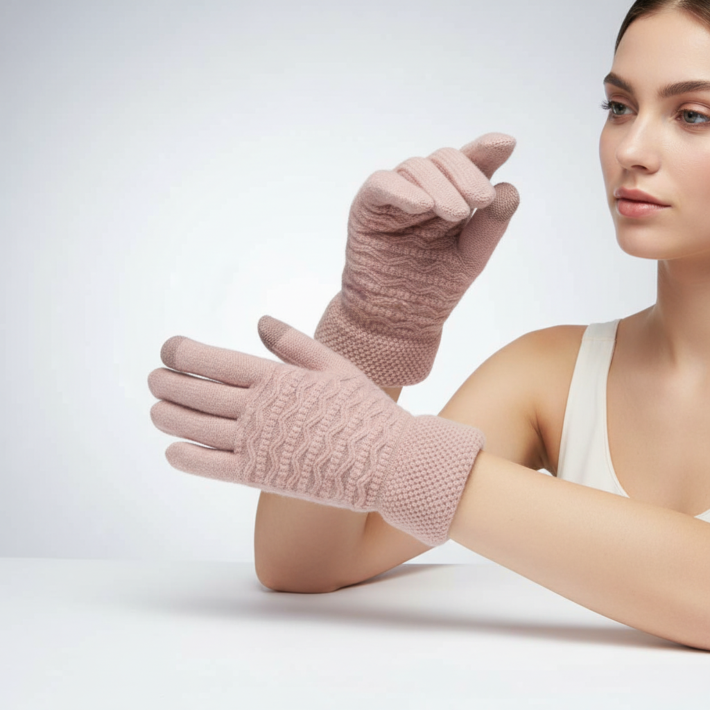 Fleece Gevoerde Touchscreen Handschoenen - PolarKnit