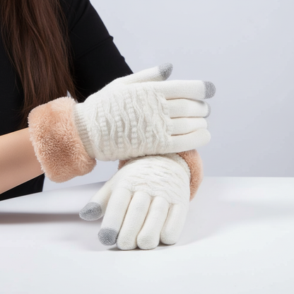 Fleece Gevoerde Touchscreen Handschoenen - PolarKnit