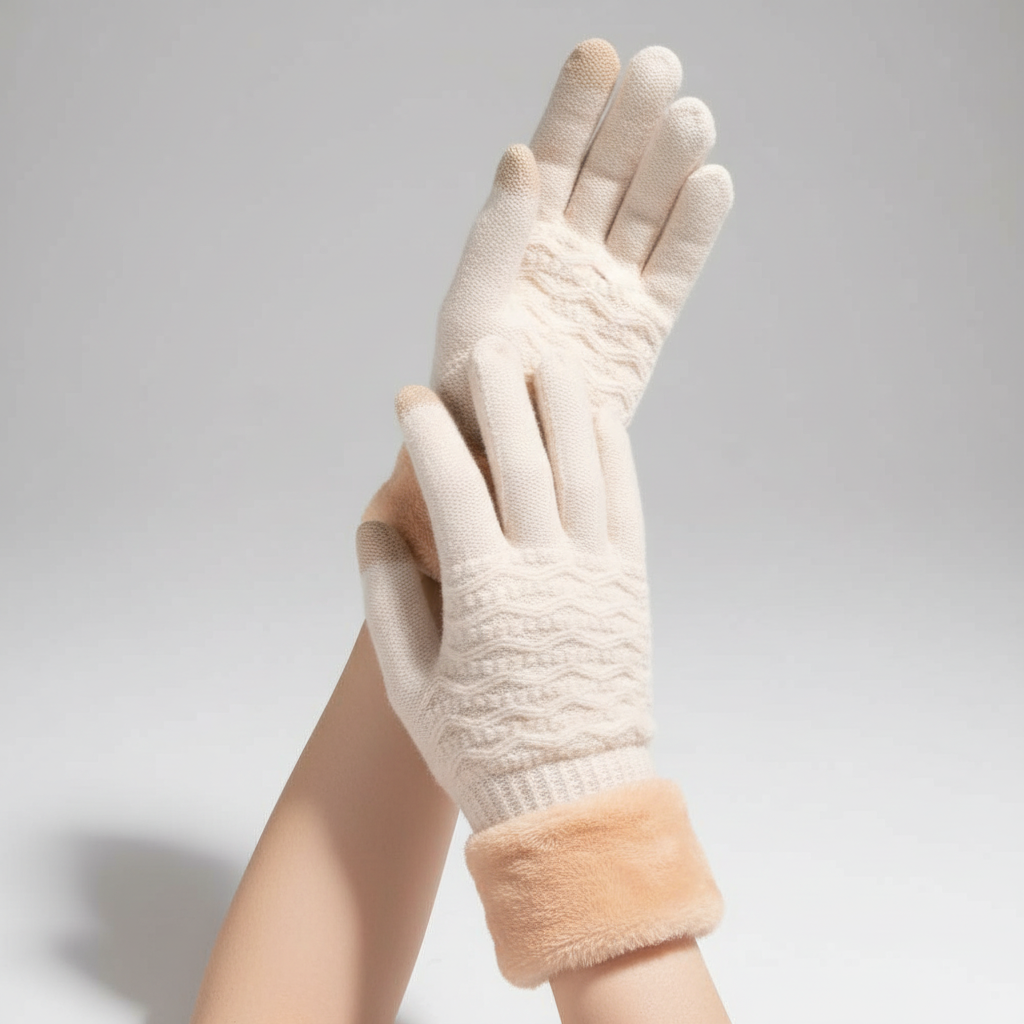 Fleece Gevoerde Touchscreen Handschoenen - PolarKnit