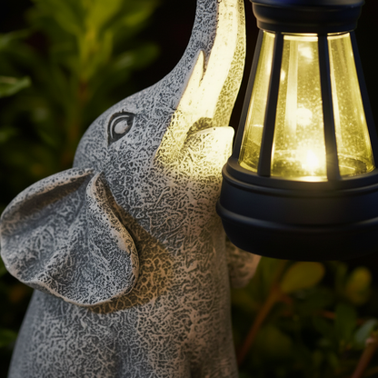 Vrijstaande buitenlamp met dierenmotief - Glowphant