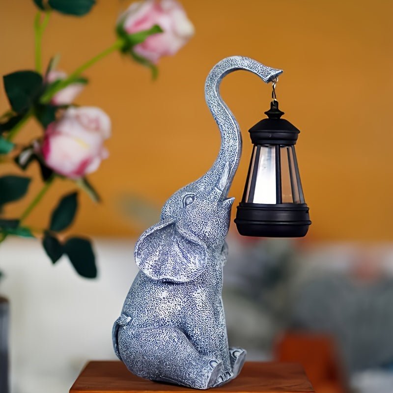 Vrijstaande buitenlamp met dierenmotief - Glowphant