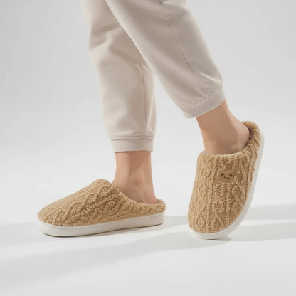 Gevoerde Fluffy Slippers - CozyTinsel
