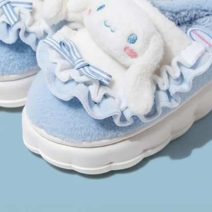 Gevoerde Huisschoenen Met Ontwerp - CozyFluff