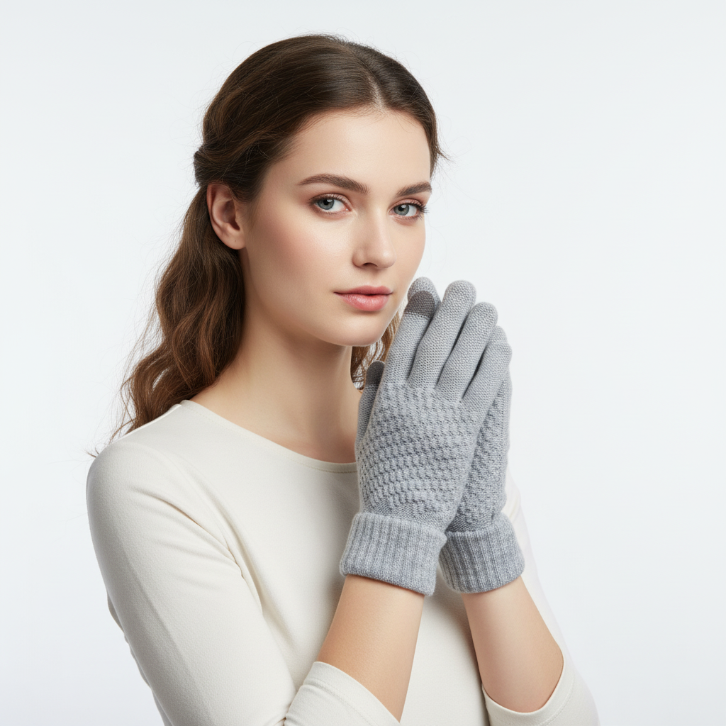 Gegarneerde Touchscreen Handschoenen - TouchGlove