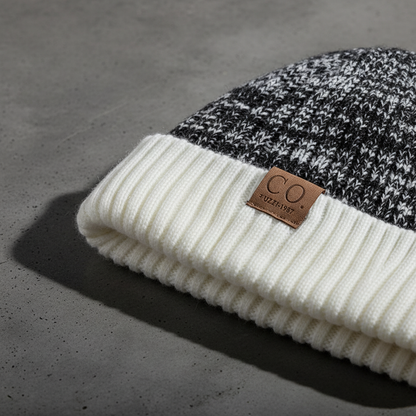 Gebreide wintermuts met omslagdoek - WarmVibe