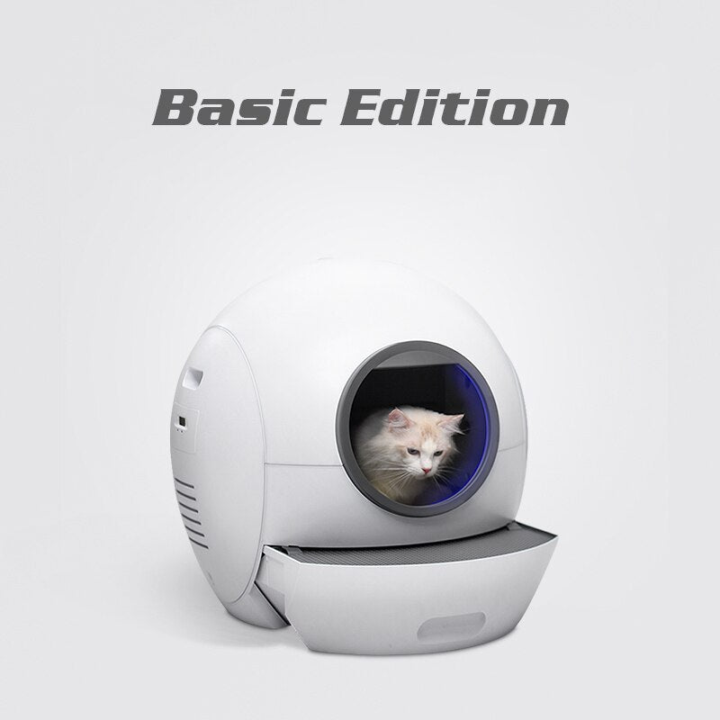 Automatic Self Cleaning Cat Sandbox Toilet Tray APP Remote Control Wi-Fi Supported Smart Cat Litter Box