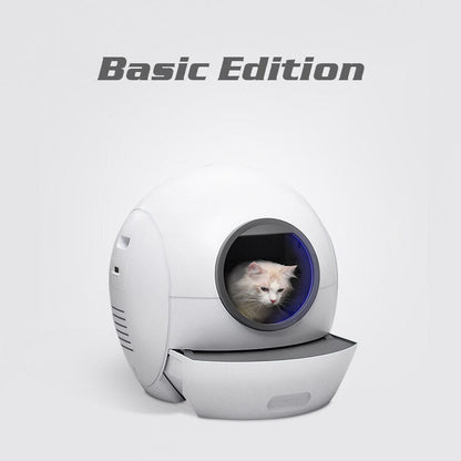 Automatic Self Cleaning Cat Sandbox Toilet Tray APP Remote Control Wi-Fi Supported Smart Cat Litter Box