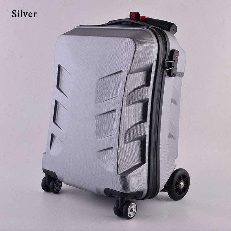 Scooter travel suitcase - travel backpack luggage on wheels