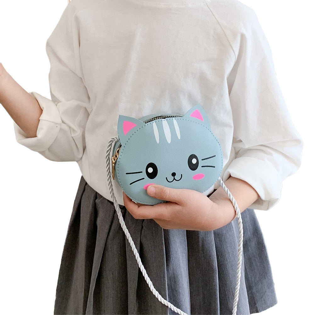 6 Styles Newest Arrival Kids Girl Crossbody Bags Cute Cartoon Animal Coin Purse Handbag Children Wallet Small Coin Bag