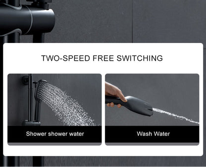Shower Rainfall Complete Set with Faucet & Mixer
