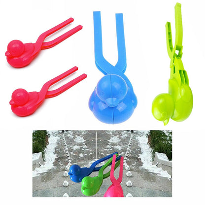 Duck Shaped Snowball Maker Clip  Mold Tool  Fun Sports Toys