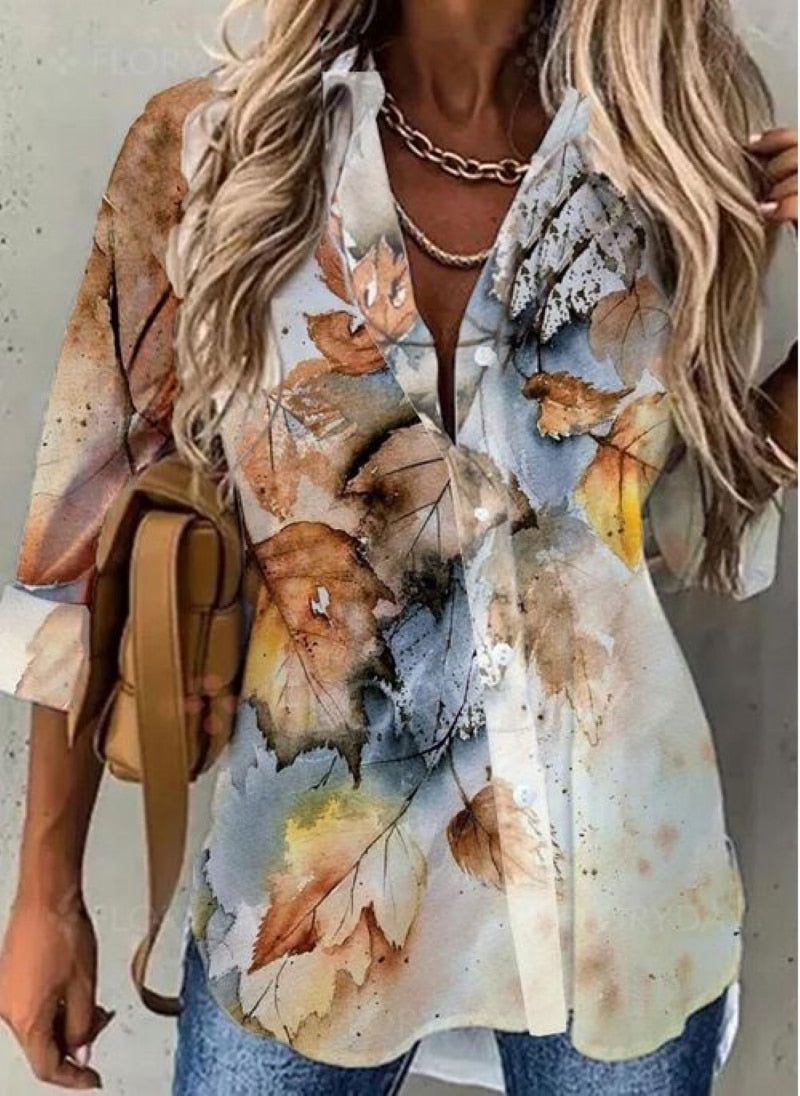 Fashion Long Sleeve Woman Casual Top