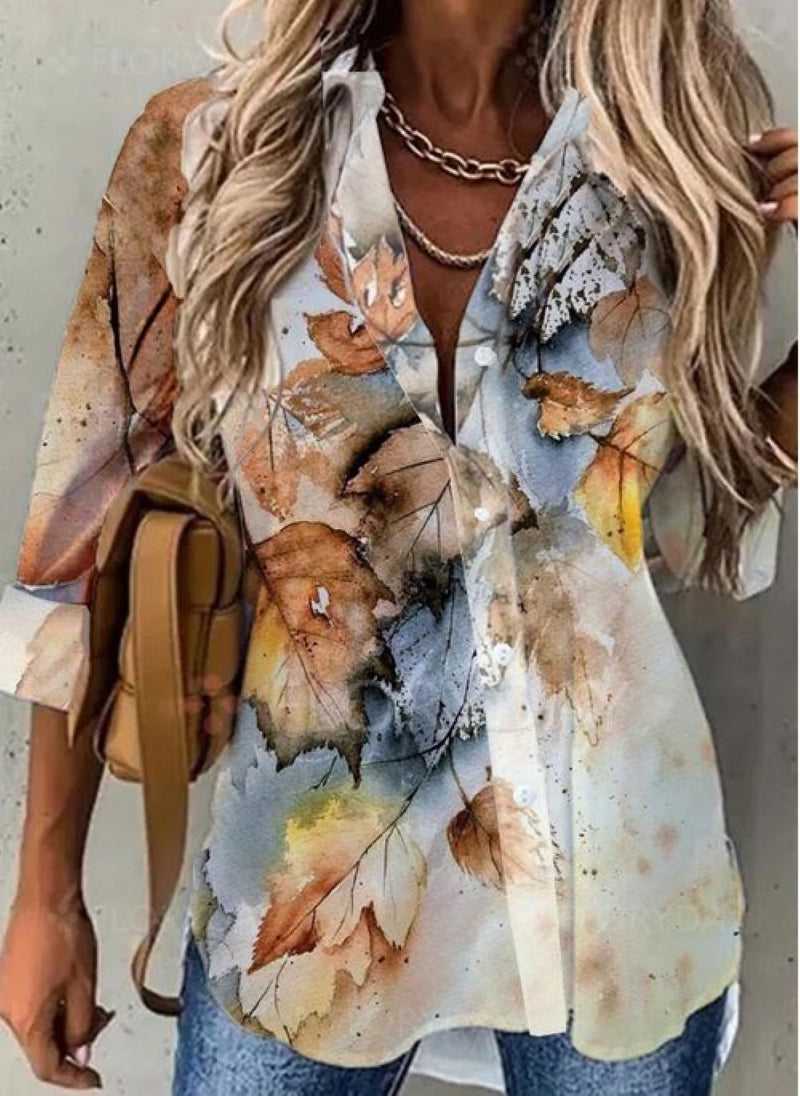 Fashion Long Sleeve Woman Casual Top