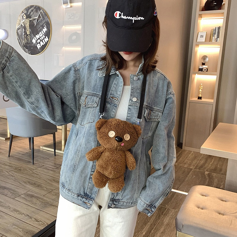 Fashion Plush Animal Design Bags
