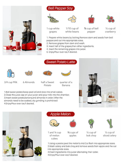 Fruit Juicer Press Extractor Machine Blender