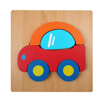 Montessori-leerpuzzel van hout – Kleurenplezier (1+1 Gratis)
