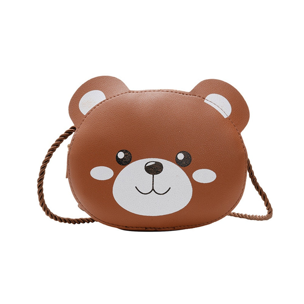 6 Styles Newest Arrival Kids Girl Crossbody Bags Cute Cartoon Animal Coin Purse Handbag Children Wallet Small Coin Bag