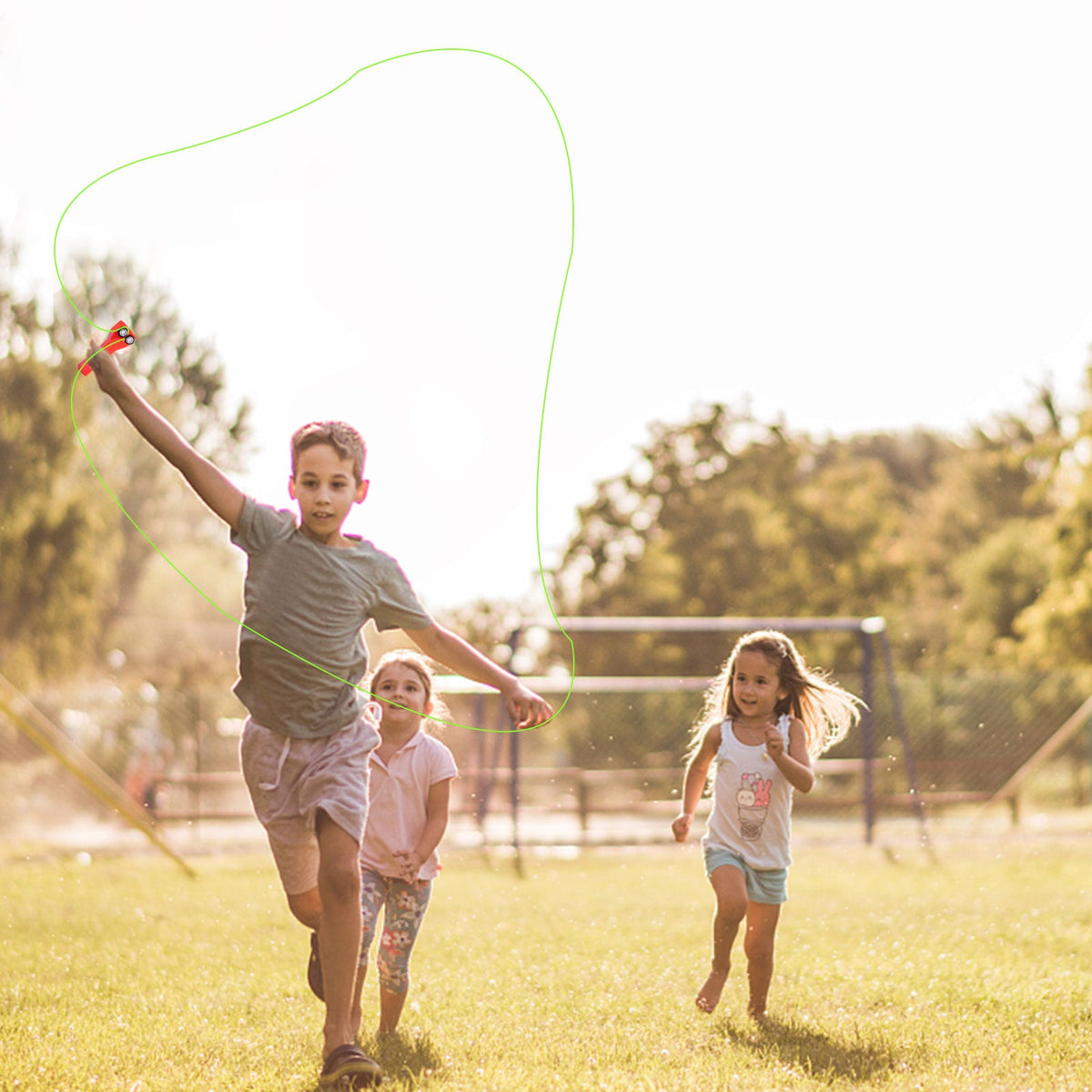Funny Rope Launcher Thruster Interesting Fun Electirc Rope Gun Toy for Children Adults Rope Thruster
