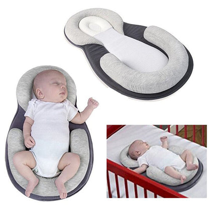 Ergonomisch draagbaar babybedje met hoofdsteun tegen afplatting van het hoofd – Slaapcocon