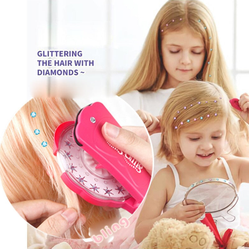 Bling Hair Design Clip Gems