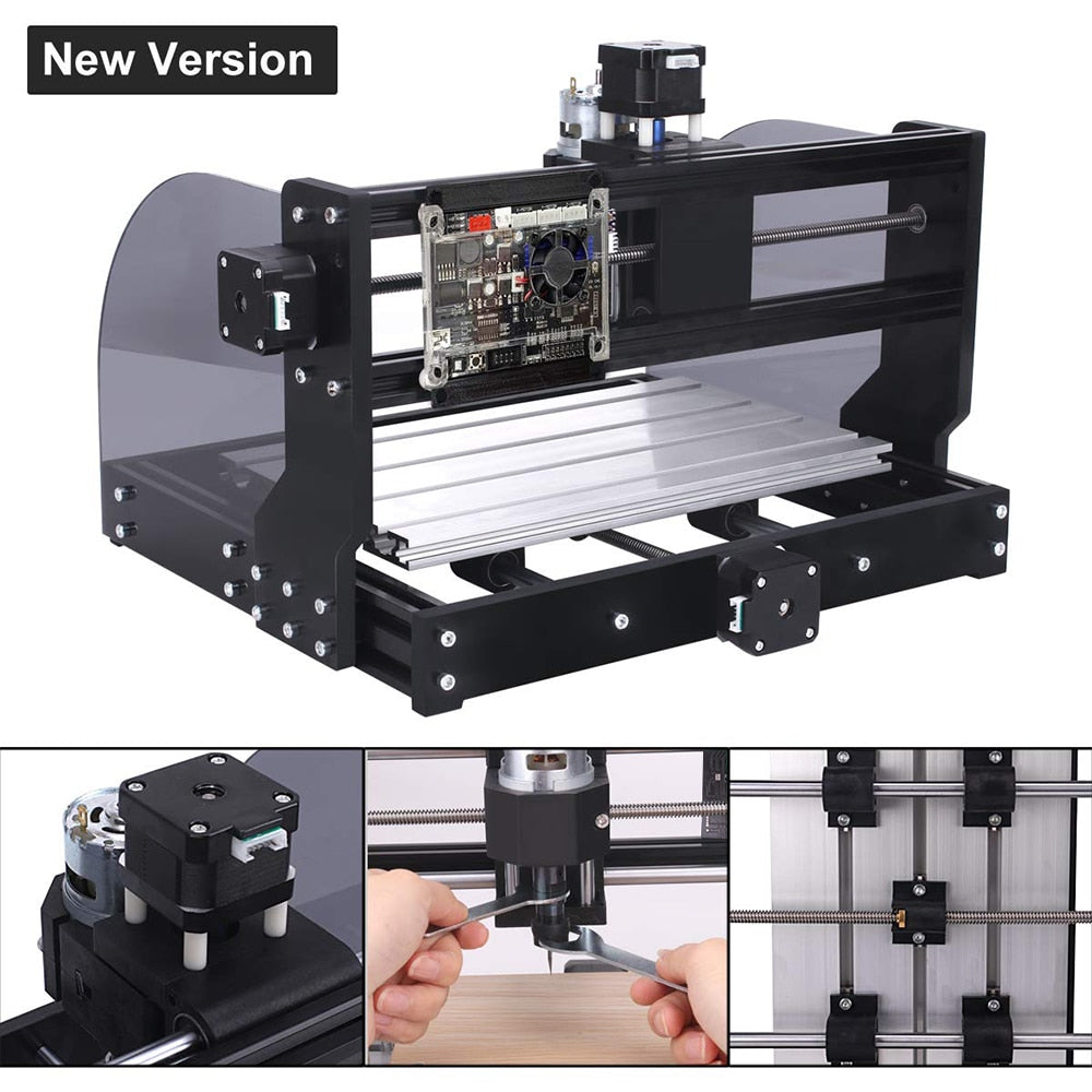 3D Printer CNC 3018 Pro Max Laser Engraver GRBL DIY 3Axis PBC Milling Laser Engraving Machine Wood Router Upgraded 3018 Pro