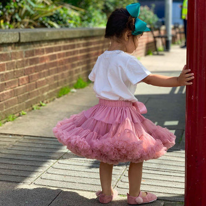 Girl Kids Fluffy Skirt Ballerina Party Clothes