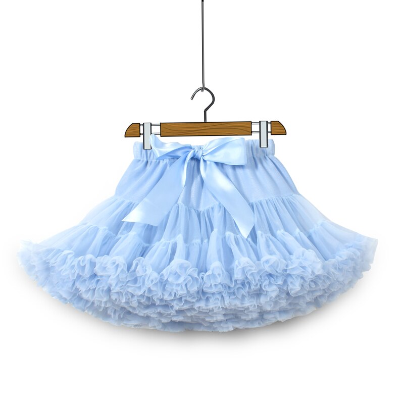 Girl Kids Fluffy Skirt Ballerina Party Clothes