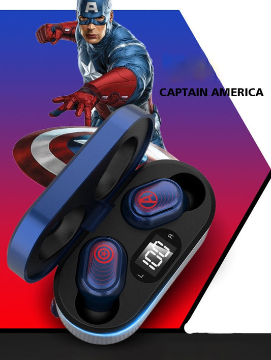 Marvel Wireless Bluetooth Earphones Iron man, Spiderman & Captain America