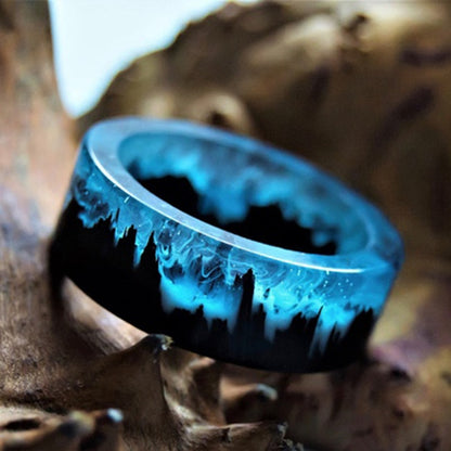 Fashion Blue Lava Ring