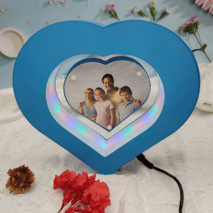 Heart shape magnetic floating photo frame, high tech levitating picture photo frame gifts