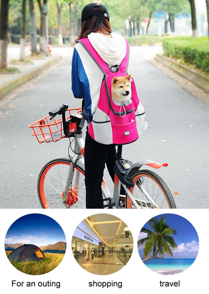 Pet Dog Carrier Bag Travel Backpack