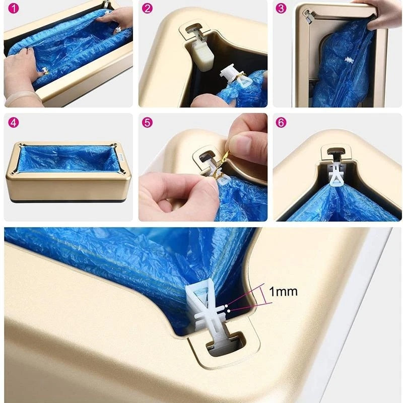 Automatic Shoe Cover Machine Intelligent Shoe Sleeve Tool Disposable Foot Cover Machine Shoe Film Device with cover*100pc
