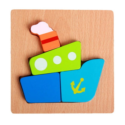 Montessori-leerpuzzel van hout – Kleurenplezier (1+1 Gratis)