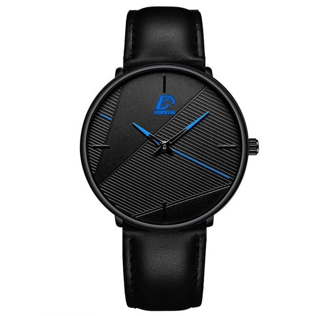 Fashion  Classic Black Men Watch