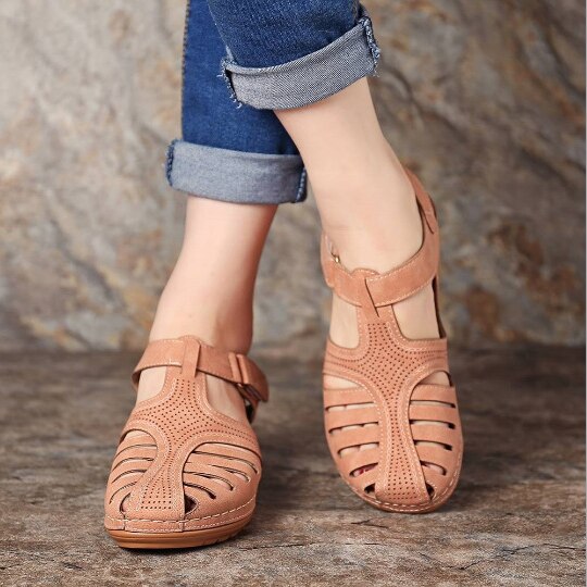 Leren Orthopedische Dames Sandalen – Elin