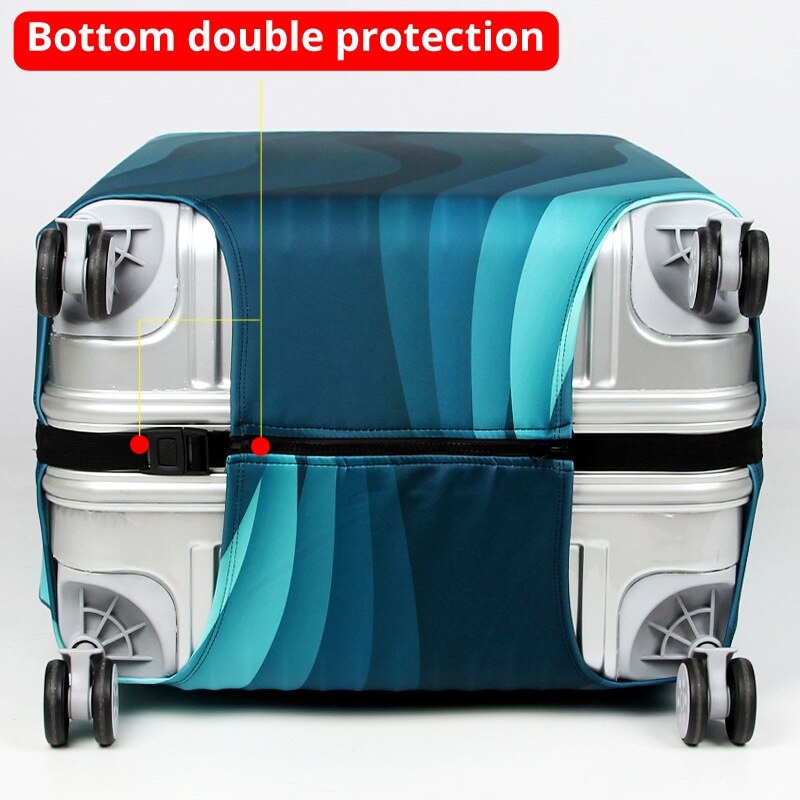 Rain Forest Color Luggage Protective Cover