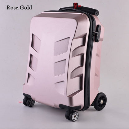 Scooter travel suitcase - travel backpack luggage on wheels