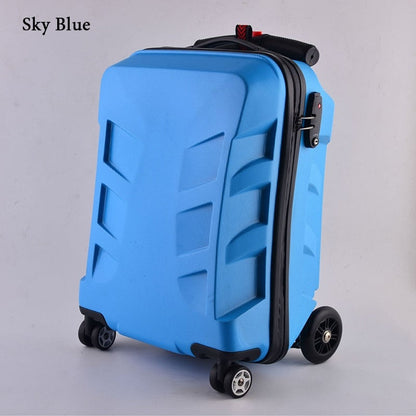 Scooter travel suitcase - travel backpack luggage on wheels
