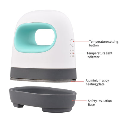 Portable Mini Heat Press Machine T-Shirt Printing DIY Easy Heating Transfer Press Iron Machines for Clothes Bags Hats