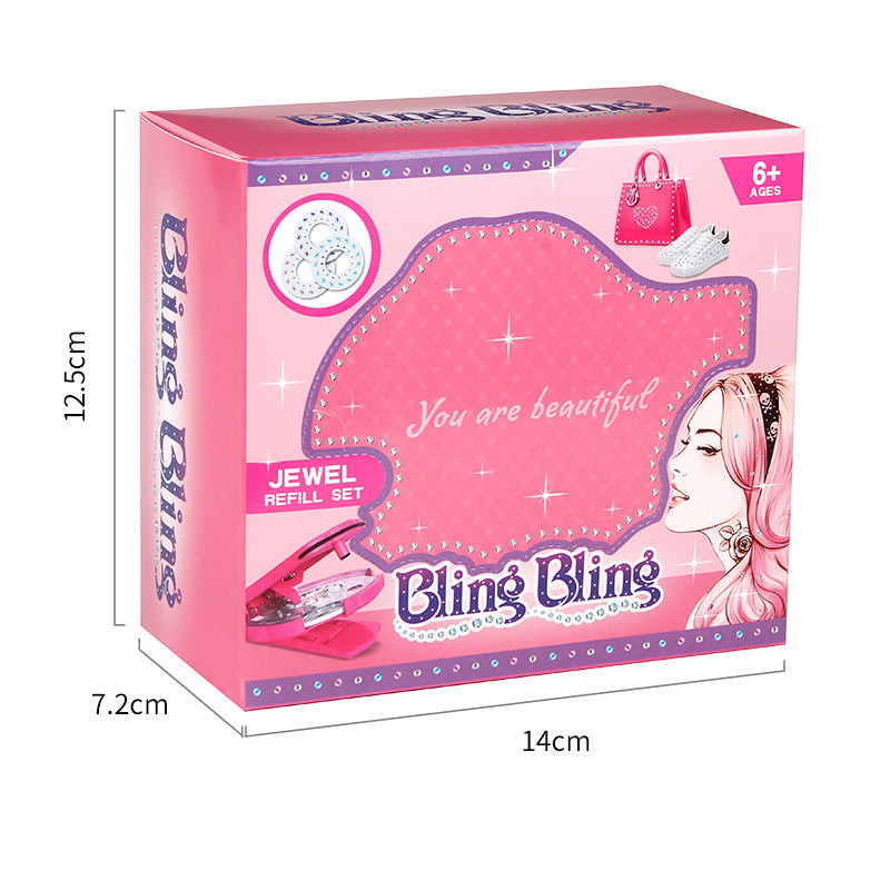 Bling Hair Design Clip Gems