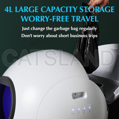 Automatic Self Cleaning Cat Sandbox Toilet Tray APP Remote Control Wi-Fi Supported Smart Cat Litter Box