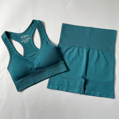 Women Fitness Set Workout Sportswear  Crop Top, Leggings , Sports Suit