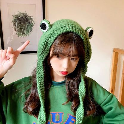 Cute Shrek Hat Wool Winter Knitted Hats