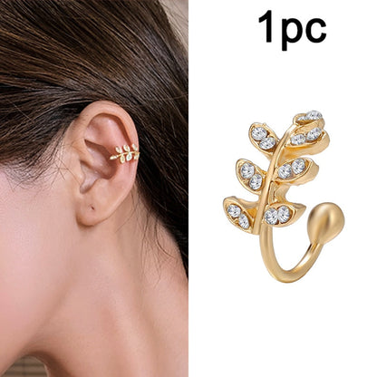 Sparkling Earings Butterfly Clips