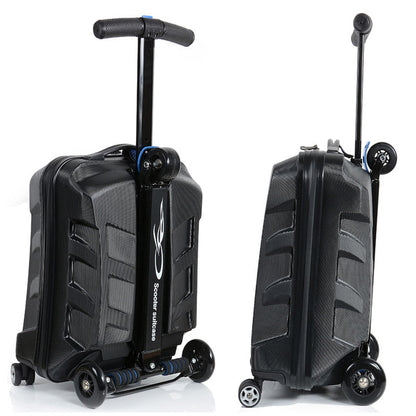 Scooter travel suitcase - travel backpack luggage on wheels