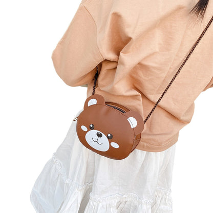 6 Styles Newest Arrival Kids Girl Crossbody Bags Cute Cartoon Animal Coin Purse Handbag Children Wallet Small Coin Bag