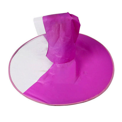 Raincoat  Outdoor UFO Transparent Waterproof Umbrella